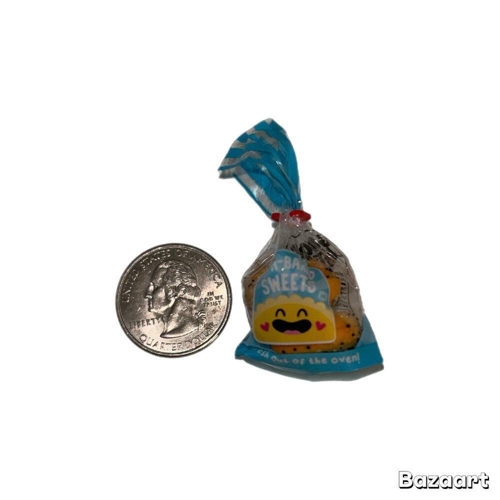 Miniverse Make It Mini Mini Bag of Everything Bagels Halved New
